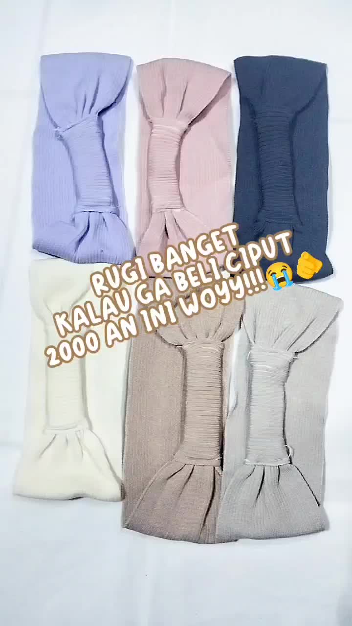 CIPUT BANDANA RAJUT//CIPUT BANDANA ANTI PUSING