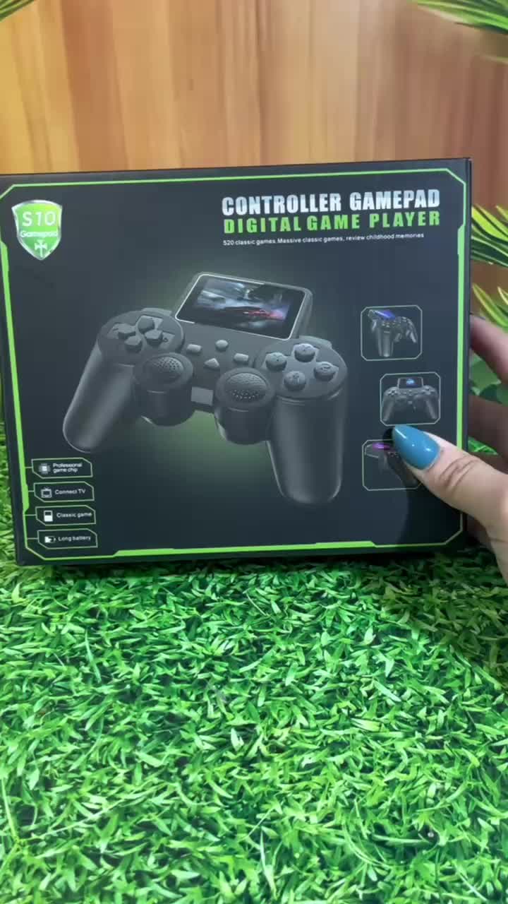 S10 Console Game Rumah Tangga 2.4G Nirkabel Dual Pemain Console Game TV HDMI High Definition PS Arcade 20.000 Game