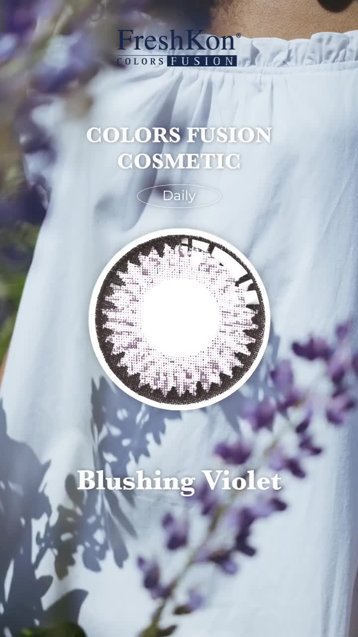 Freshkon Color Fusion Shimmering Grey Daily Softlens Warna Harian