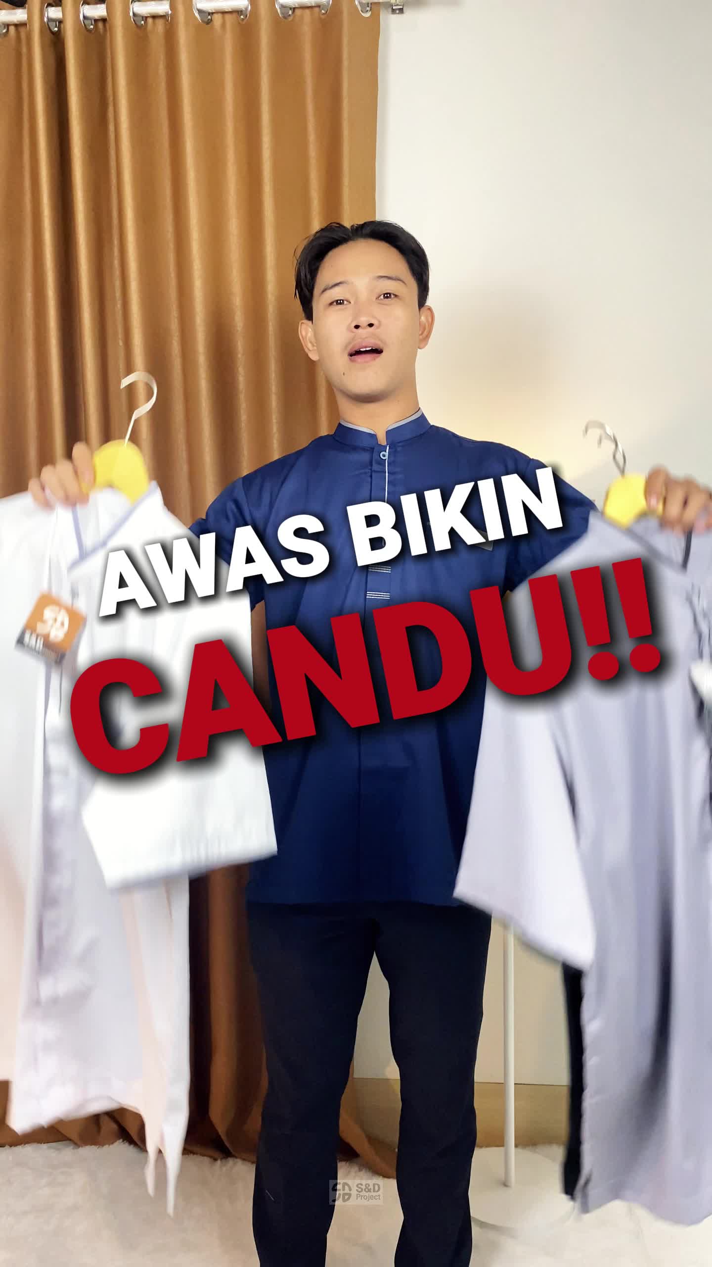 S&D Project Baju Koko Kain Katun Toyobo Polos Lengan Pendek Ukuran - S M L XL XXL 3XL 4XL Warna Putih