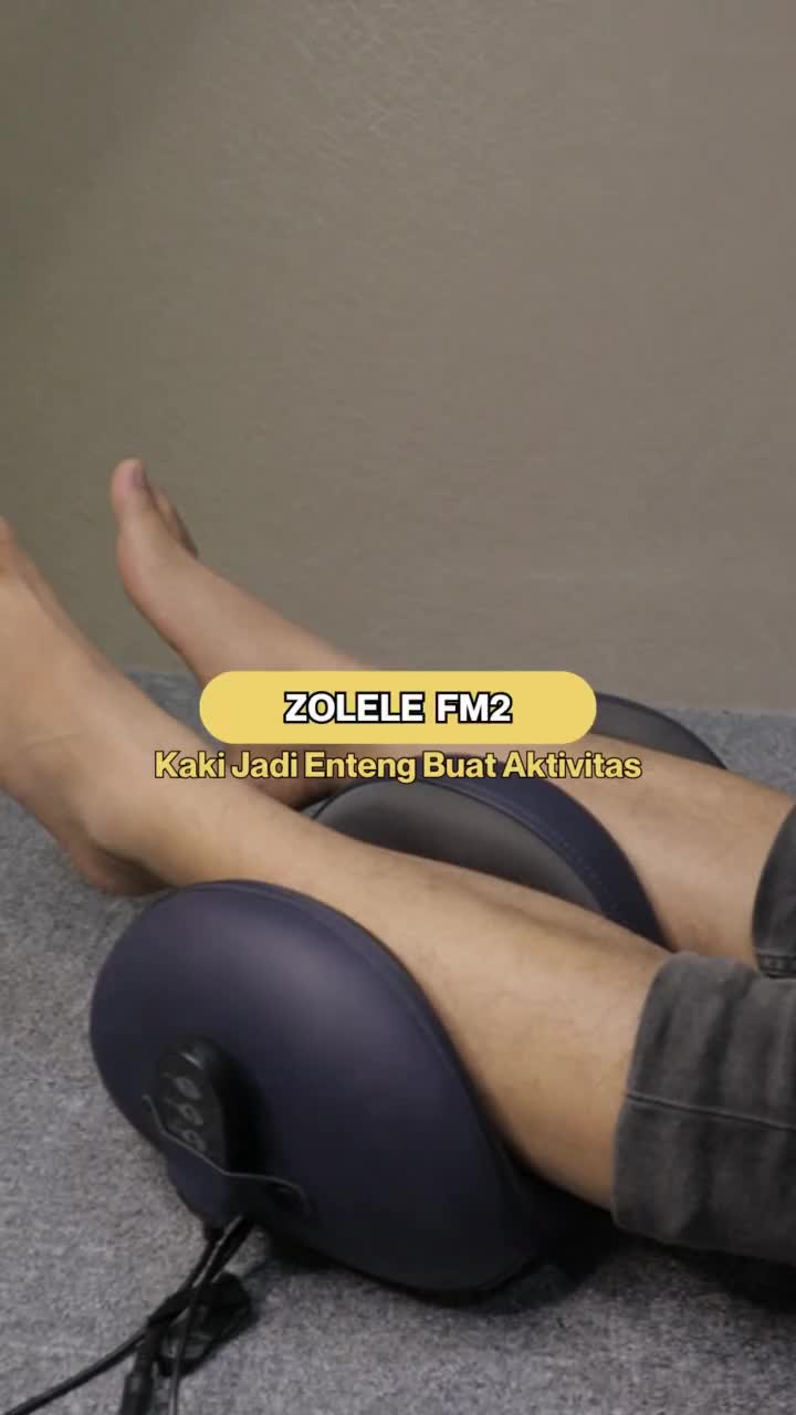 【COD】ZOLELE Massage FM2 Mesin pemijat kaki Pijat kaki Sepenuhnya otomatis Terapkan kompres panas