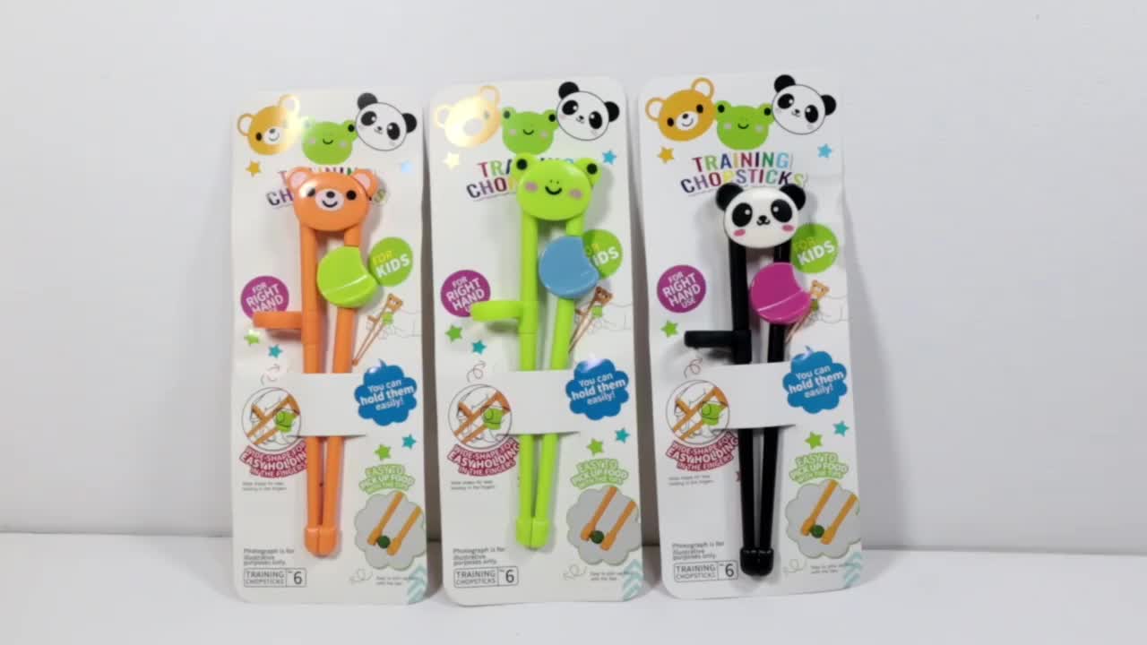 (ctshop1)Sumpit anak karakter/Training Chopstick/Sumpit Anak Belajar Makan/Sumpit Latihan Bayi