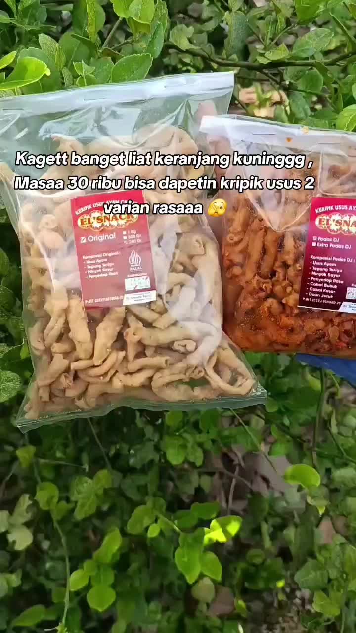 Budling Keripik Usus Crispy Pedas cikruh daun Jeruk | Keripik Usus chili Oil |  Kripik usus  Kering Original Keripik Usus ayam  Snacks Food Camilan Asin Kuning Cemilan makaroni singkong ketumbar