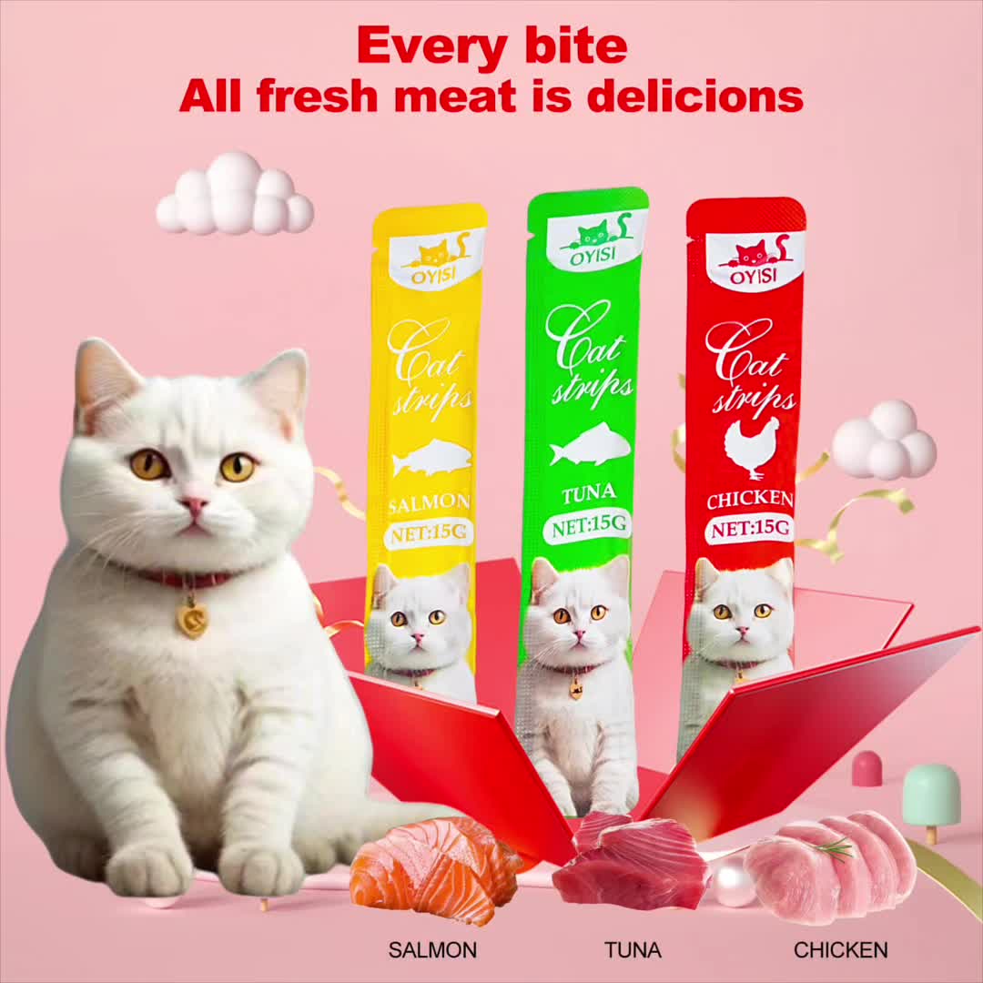 Snack Kucing Mix Pelengkapa Hewan Peliharaan Snack Kucing Penggemuk Creamy Treats Kucing Besar Snack Ekonomis