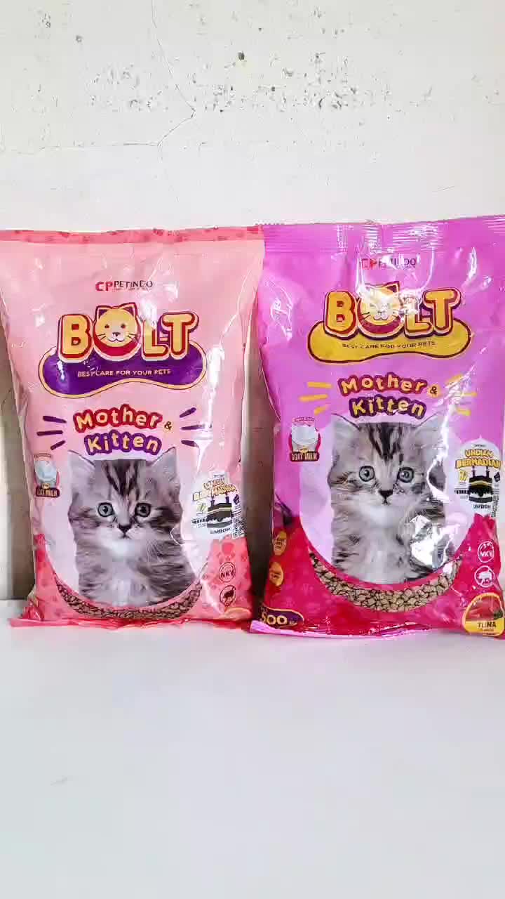 Bolt cat mother kitten 500gr makanan kucing