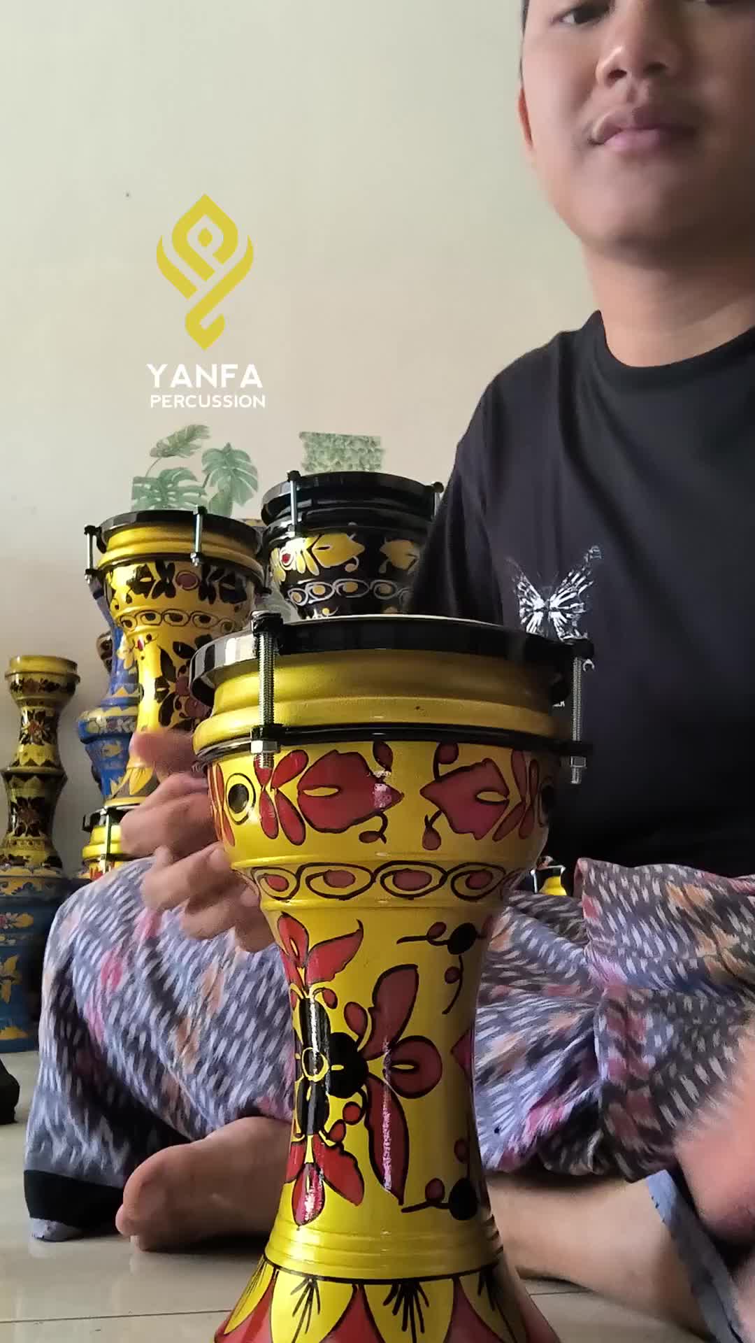 Darbuka Anak Dumbuk Pinggang 6 in - Rebana darbuka Murah Rebana Kayu Berkualitas (BEST SELLER)
