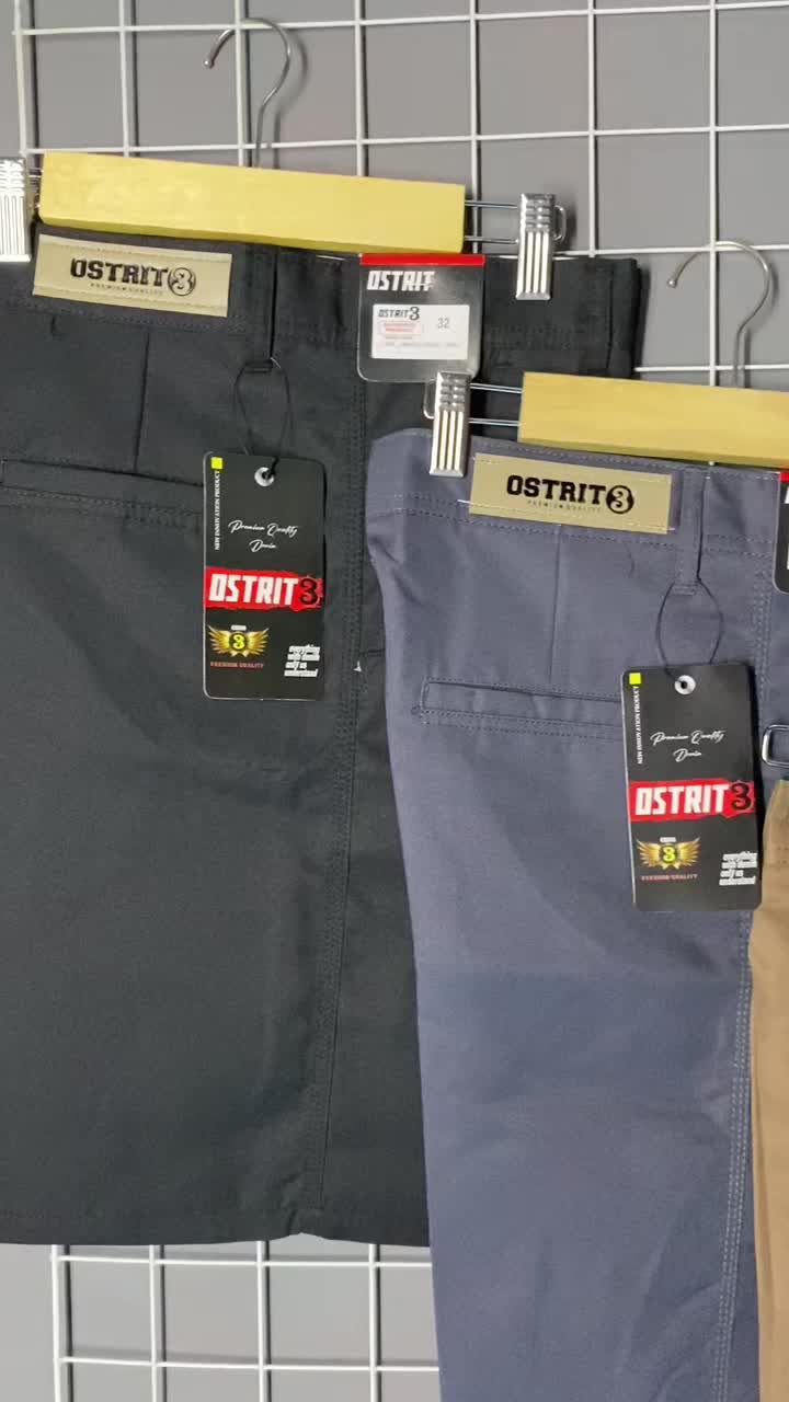 100 Dapet 3pcs Celana Pendek Chinos Drill Non Strech Katun Polos Tidak melar Pria Santai Casual Shorts