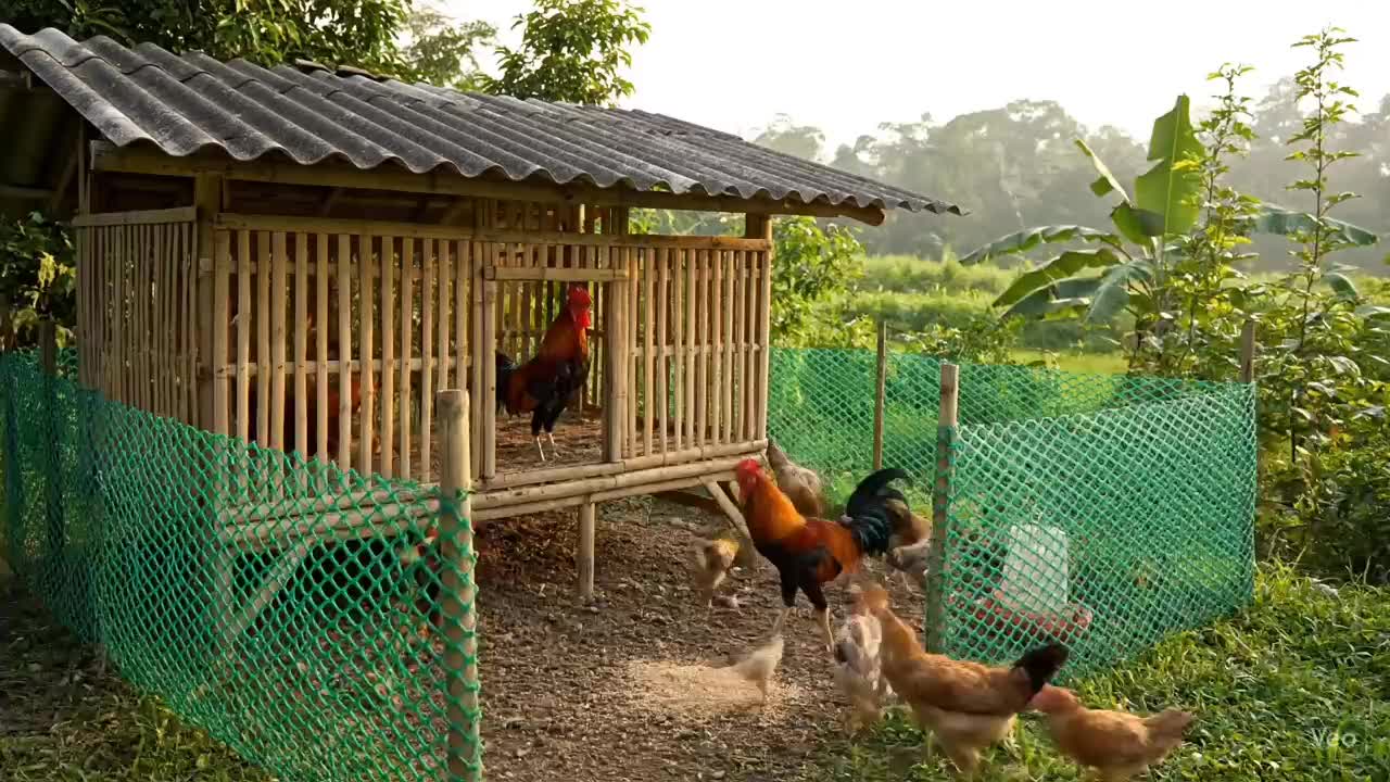 Jaring Serbaguna Pagar Kandang Ayam Ternak Tanaman Awet Tahan Cuaca Bahan Nilon PE d6 Lubang 4 Inc Bonus Tali Atas Bawah untuk Pagar dll ayam alat umbaran rumahan