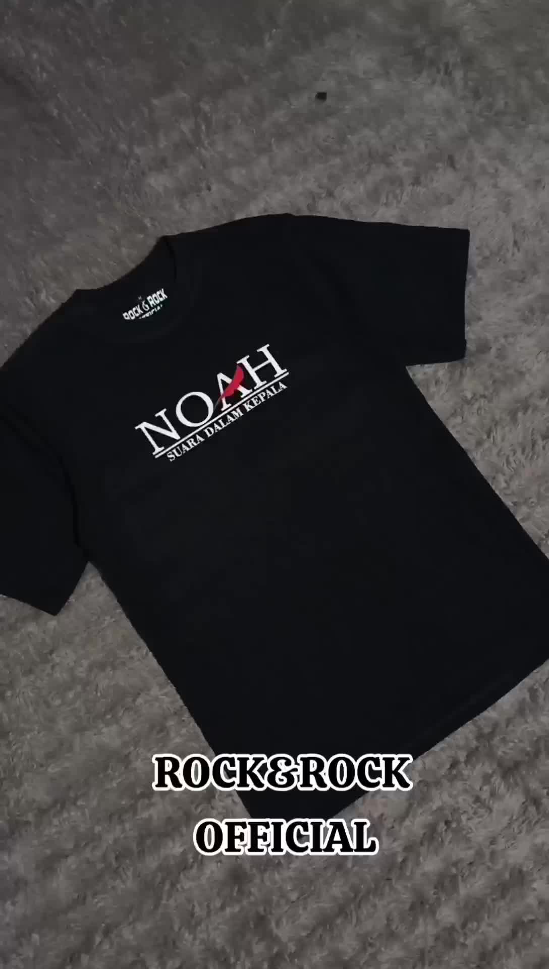 T-SHIRT NOAH ALBUM SUARA DALAM KEPALA KAOS BAND PREMIUM CASUAL Pria Baju Distro Kaos Oblong Unisex Katun Combed 24S Dewasa Sablon Keren Wanita Bandung Atasan Surfing Hitam Motif Cowok