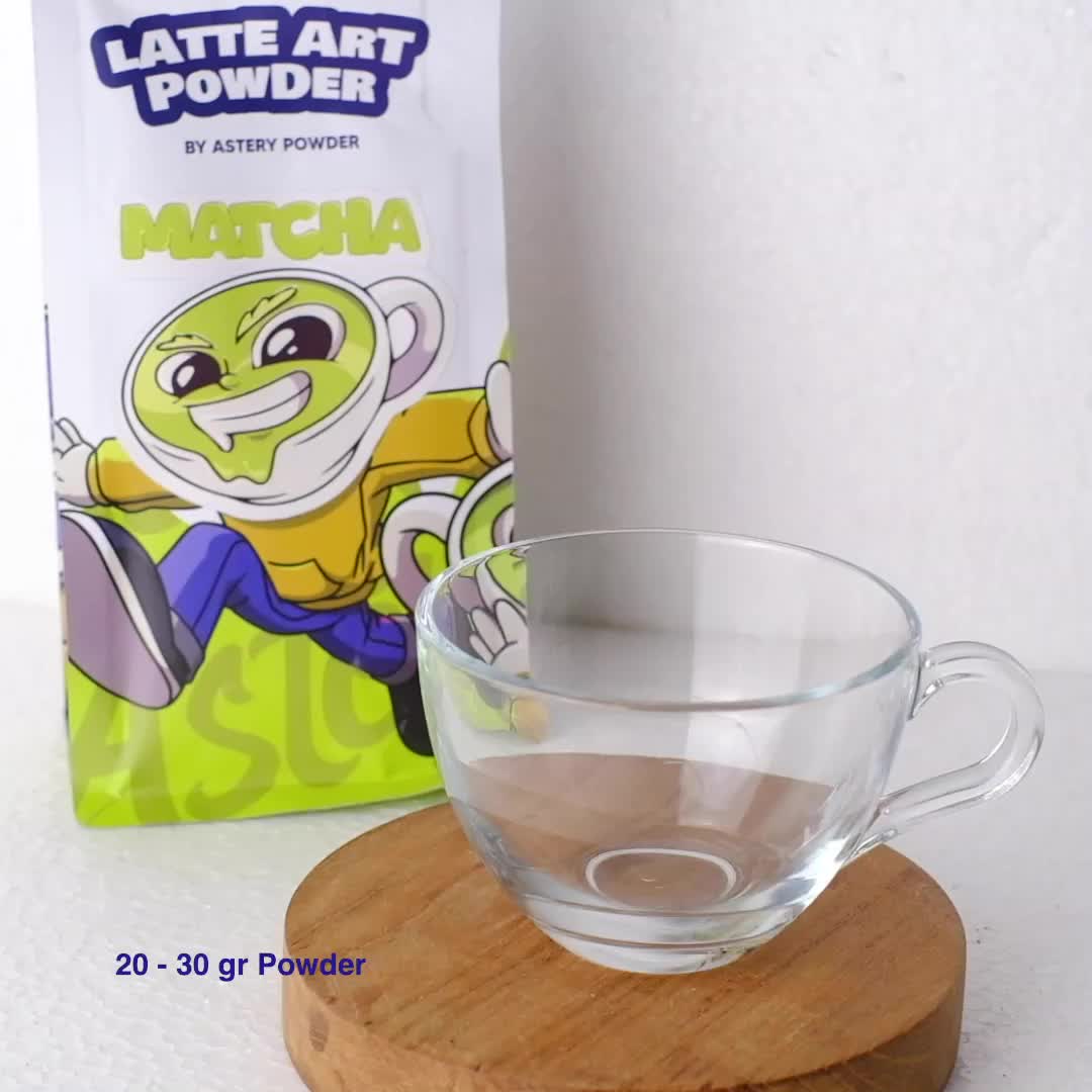 Astery Powder - Bubuk Minuman Rasa Matcha / Latte Art Powder Drink / Spesial untuk Latte Art / Bubuk Minuman Premix