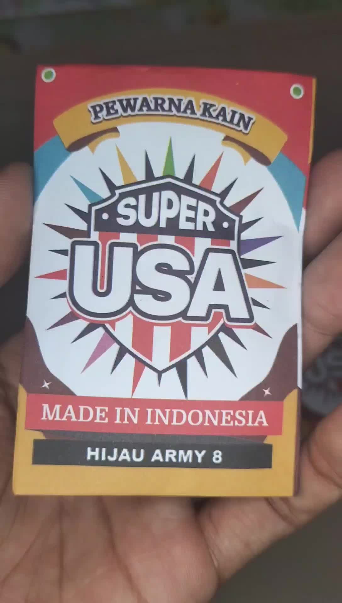 Wantex Pewarna Pakaian Super USA - Pewarna Kain Tahan Lama - Selimut, Craft, Air hitam permanen jeans ori
