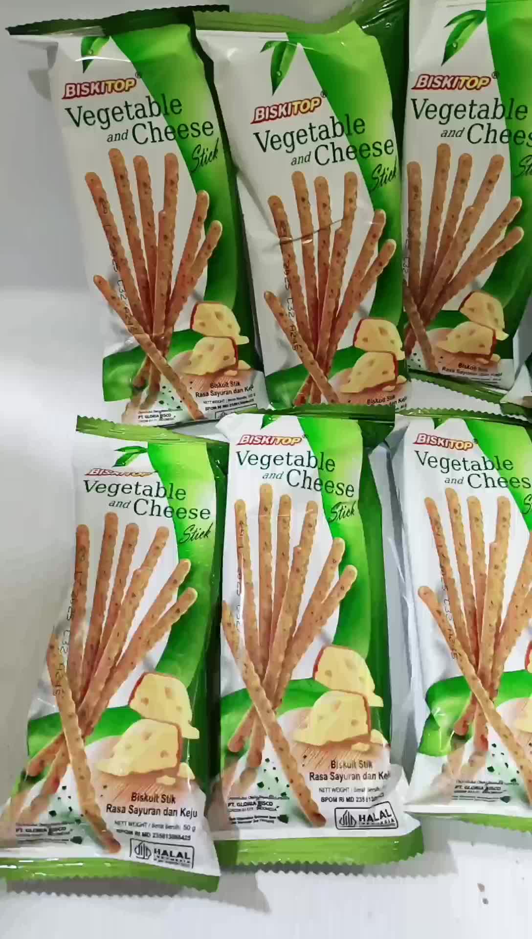 Vegetable Stik Isi 15 Pak - Enak dan Gurih, Aman untuk Dikonsumsi - Snack, Food