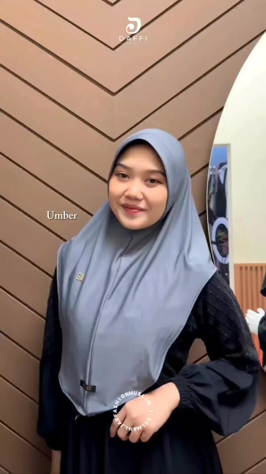 Daffi Hijab Omera Jilbab Bergo Instan Simple Khimar Cantik Adem Murah Bahan Jersey Xable Premium