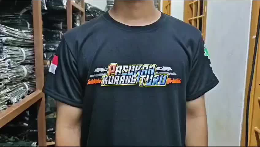 KAOS PRIA PASUKAN KURANG TURU | SIMPLE, DINAMIS, DAN MEMBERIKAN KESAN KASUAL bajudistro Combed Panjang