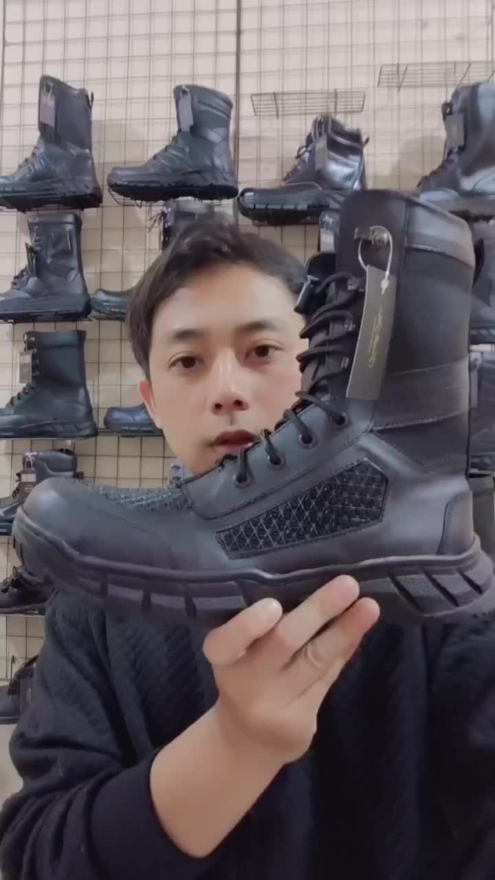 SEPATU PDL BOA RAIDERS TNI POLRI SECURITY KULIT SAPI VMESTE boots karet Shoes jatah