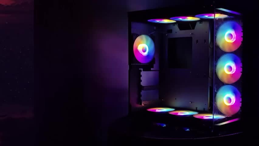 FAN CASING RGB 12CM/ FAN COOLER CASE GAMING PC 12CM - RGB