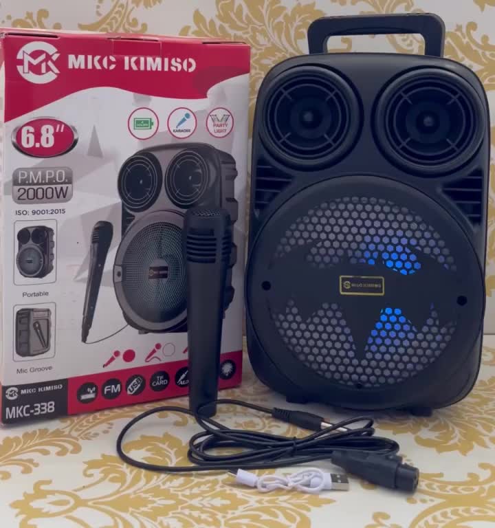 SPEAKER BLUETOOTH PORTABLE TERBARU LET MOTIF BATMAN FREE MIC KARAOKE 3391