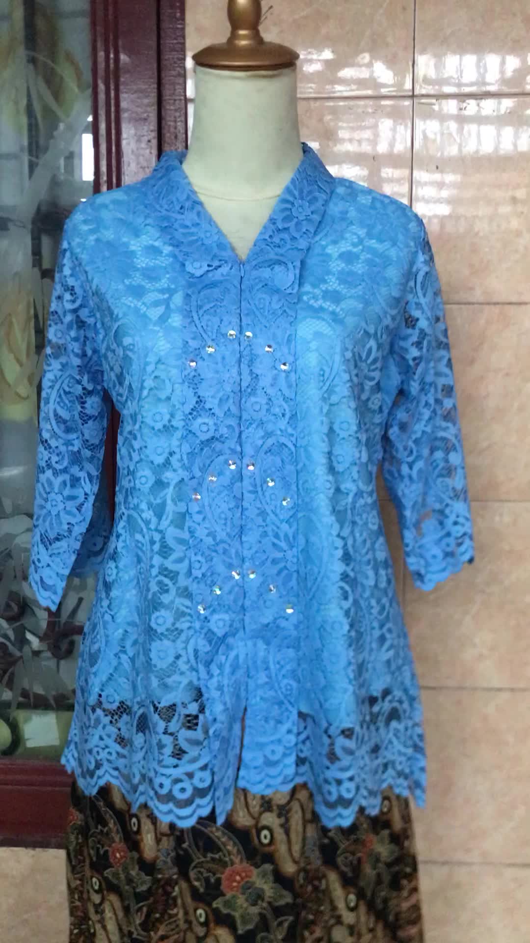 ATASAN KEBAYA/BLOUSE KARTINI WANITA KEKINIAN PREMIUM  Katun Baju set kebaya encim