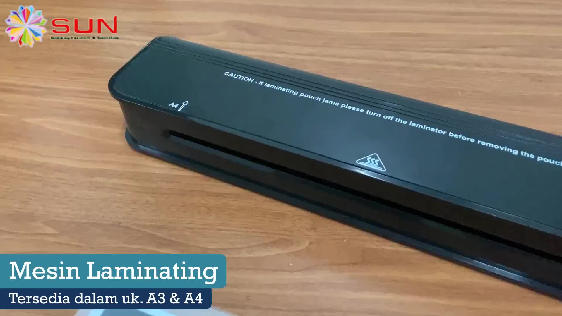 Mesin Laminating Panas & Dingin A3 / F4 / A4 - Plastik Laminating Panas A3 / F4 / A4 - Laminating Panas & Laminasi Dingin untuk KTP, Ijasah, KK, Sertifikat, Akte, Dokumen