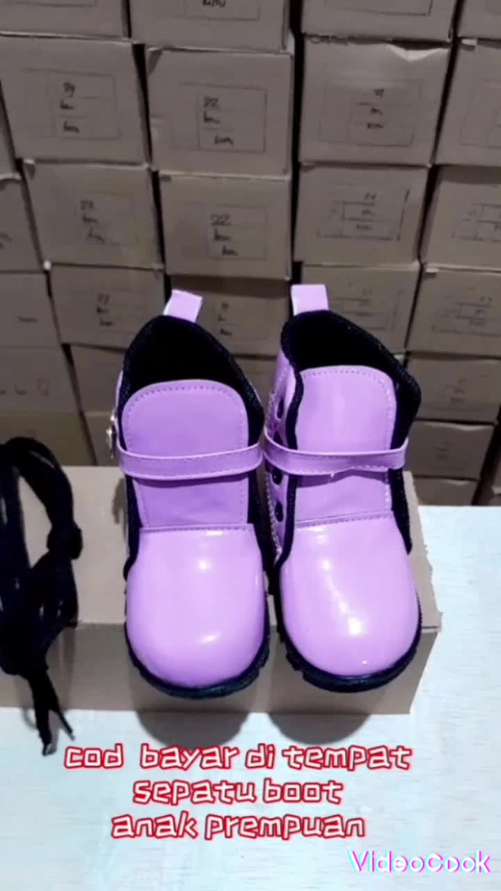 sepatu boot anak prempuan hand made lucu