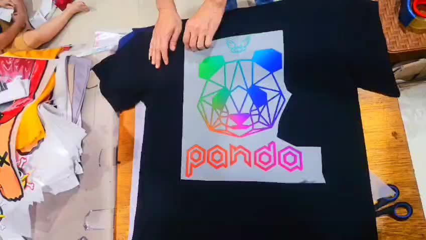 kaos distro DJ PANDA unisex lengan pendek Kain Katun Combed High