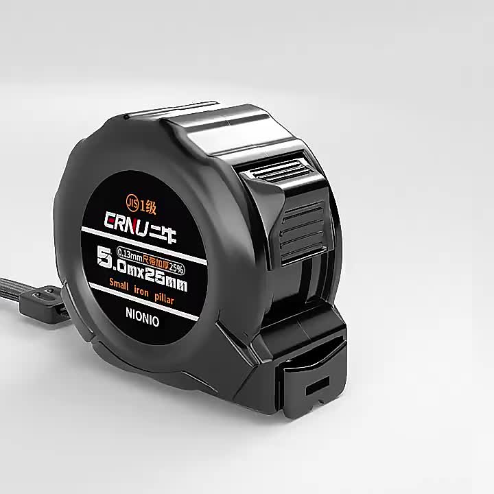 Usefultools 10m Penggaris neon berteknologi hitam meteran anti karat dengan pita pengukur impor menebal penggaris Meteran Tukang 10 meter tahan banting Meteran Pengukur Kelas Industri Presisi Tinggi alat ukur meteran