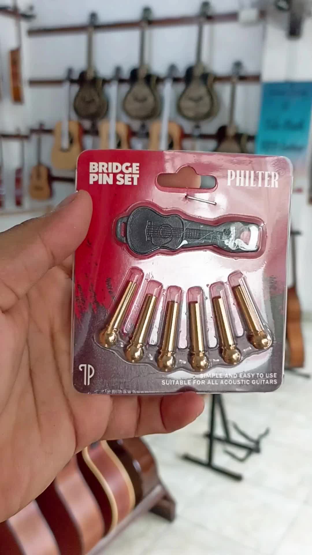 Knip Gitar Pin Bridge Gitar Paku Bridge Gitar Fullset Saddle Sadel Gitar