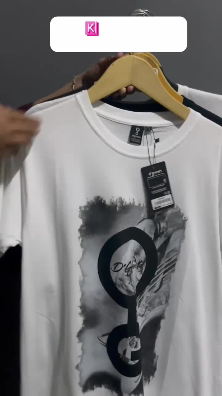 Dgreen Kaos Distro lengan pendek Putih Terbaru pria Wanita Original Motip salur