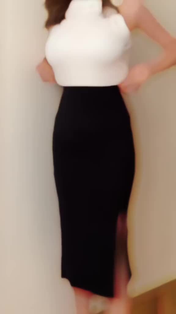 Rok Span 7/8 Rajut Belah Samping Wanita / Korean Skirt Span 7/8 Perempuan / Rok Span Rajut Polos / Bawahan Wanita / Korean Style / Shabhira16