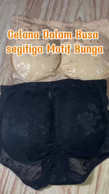 Celana Dalam Busa Segitiga Tebal -+1.2Cm / Sponge Pants Busa Tebal / CD Busa Motif Bunga