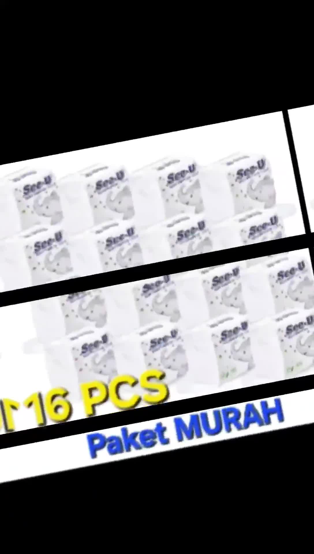 (PAKET 16 Pcs) Tisu meja SEE U Pop Up 150 sheet