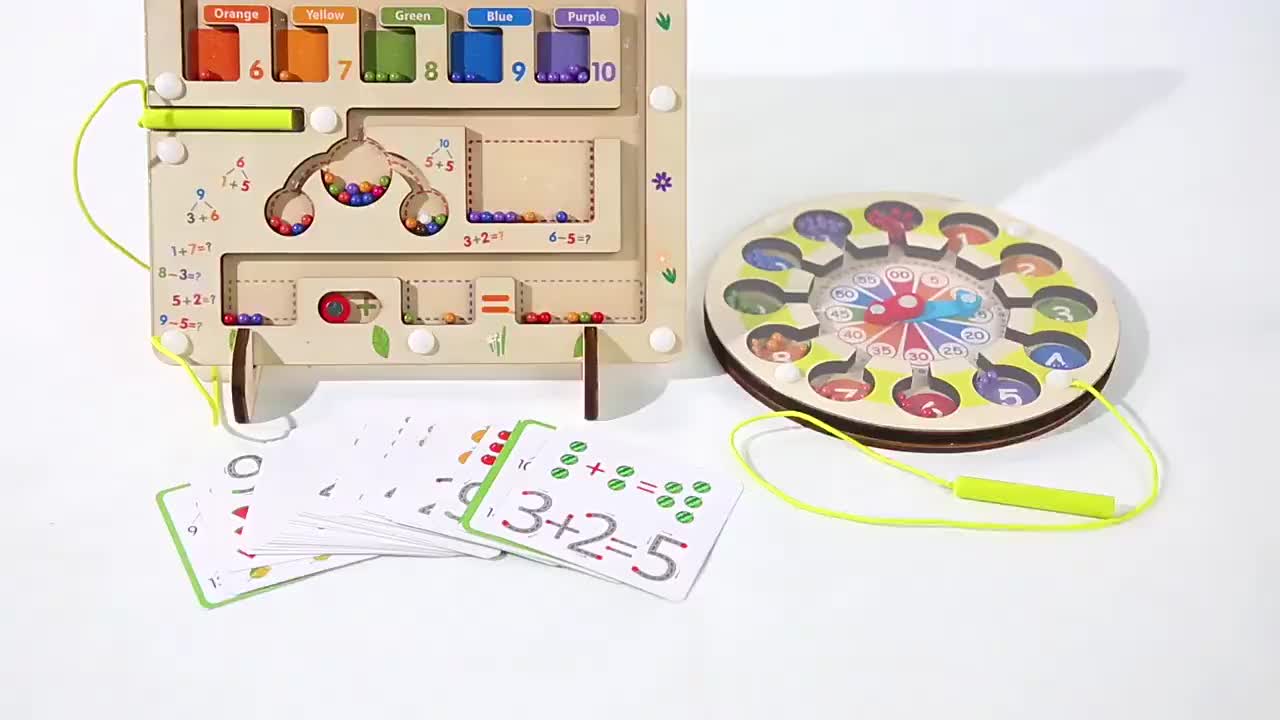 Mainan Edukasi Anak Sorting Color Classification Maze Magnet Papan Maze Klasifikasi Warna