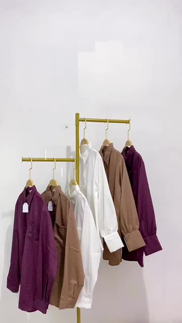 by.alproject - SORA Kemeja Couple Pasangan |Oneset Couple (Baju Cewek&Cowo) Dewasa Katun Panjang Polos Atasan