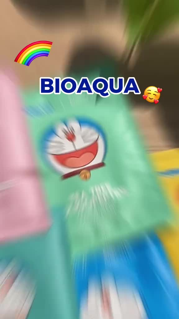 [EVERBEAUTY] BIOAQUA x DORAEMON Milk Niacinamide Glowing & Brightening Facial Sheet Mask Anak Masker Wajah 28 ml Extra Size BPOM HALAL Mencerahkan