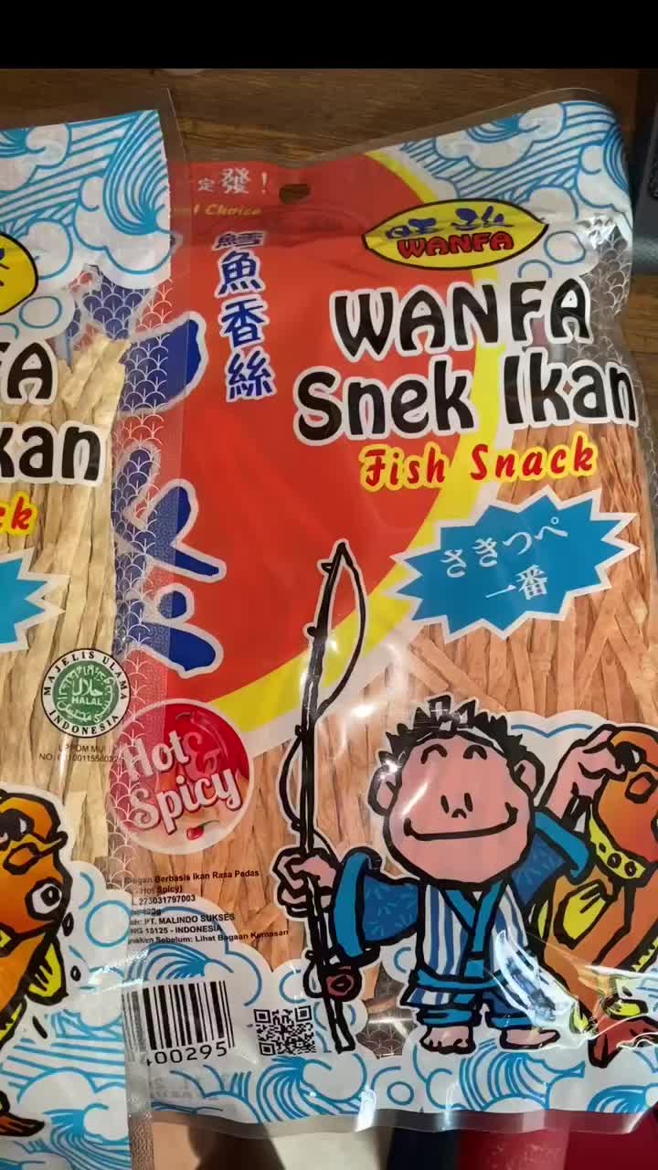 WANFA SNEK IKAN - FISH SNACK 120 GRAM HALAL