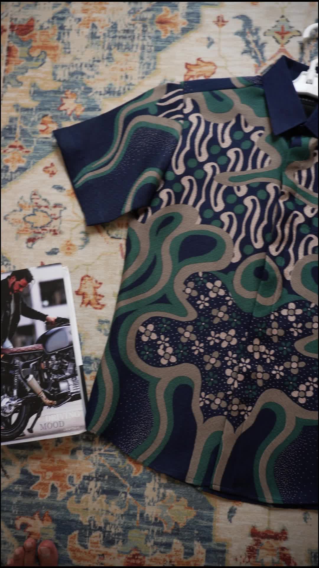 Batik Slimfit Panza Short Sleeve B425 Pria Pendek