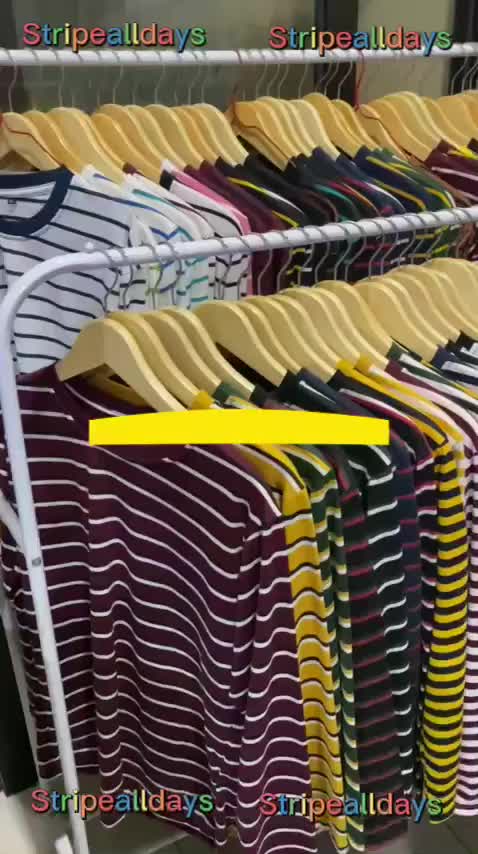 Stripealldays - Kaos Anak CLASSIC Stripe Series Lengan Pendek Desain Unisex Laki-Laki Perempuan Warna Solid Bahan Cotton CVC 24s Couple Fashionable