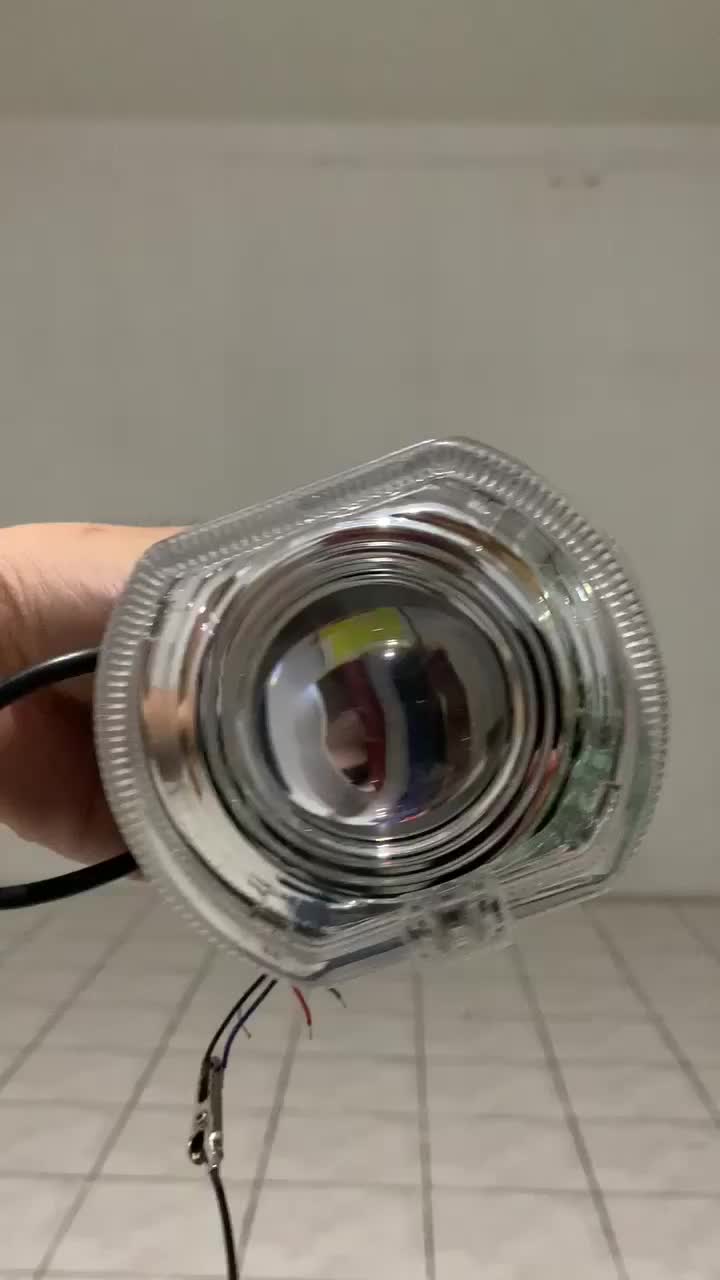 Lampu depan ala ala biled projie 4,5 inch cut off Led high low 40 Watt projector biled motor mobil universal