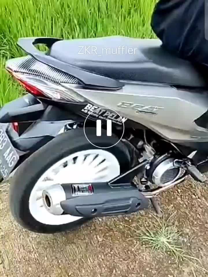 Knalpot Copy TZM Suara Ngebas Adem Cocok Untuk Harian Mio Sporty/Mio Smaile/Mio J/Mio Soul GT/Beat PGM-FI/Beat Dulaxe/Beat Street/Vario 125/Vario150/Scoopy PGM-FI/Spin/Nex/Genio