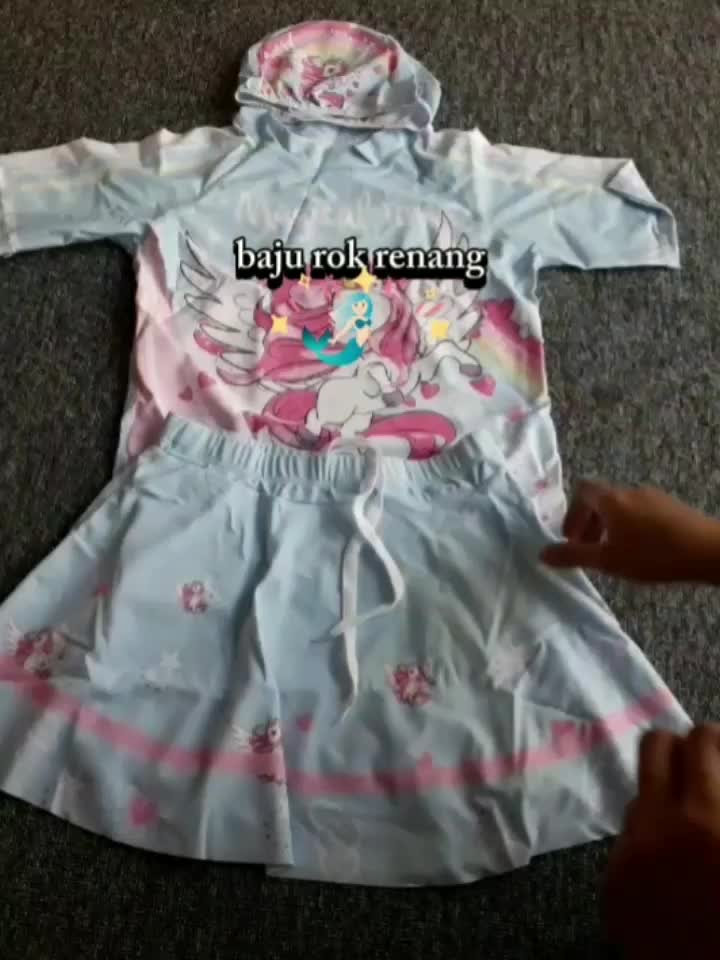 Baju Renang Anak Perempuan Desain Rok Sport