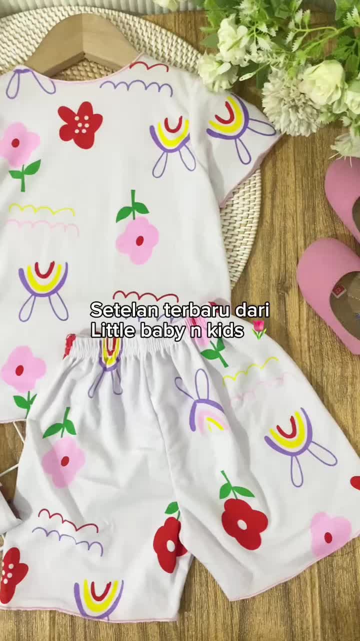 Babynkids Setelan Anak Perempuan Karakter Cute Vanesya 0-5 Tahun
