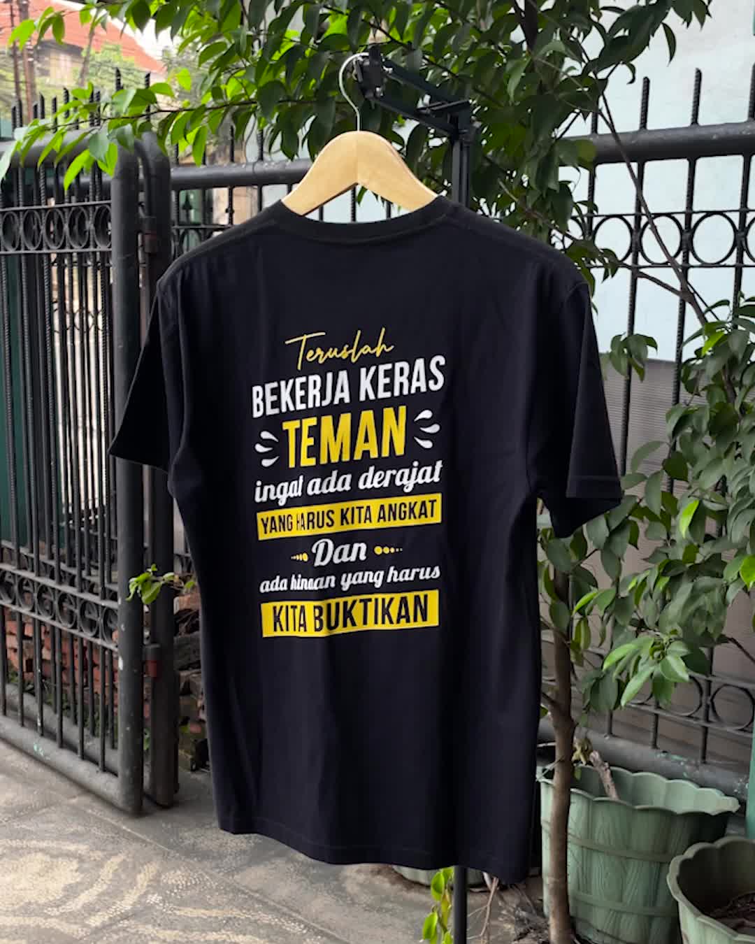 Desain Kaos Keren - Motivasi Pekerja Lelahnya Kerja - Kaos Bacotan Pekerja - Bahan Combed 20s Unisex Pria dan Wanita Sablon Awet