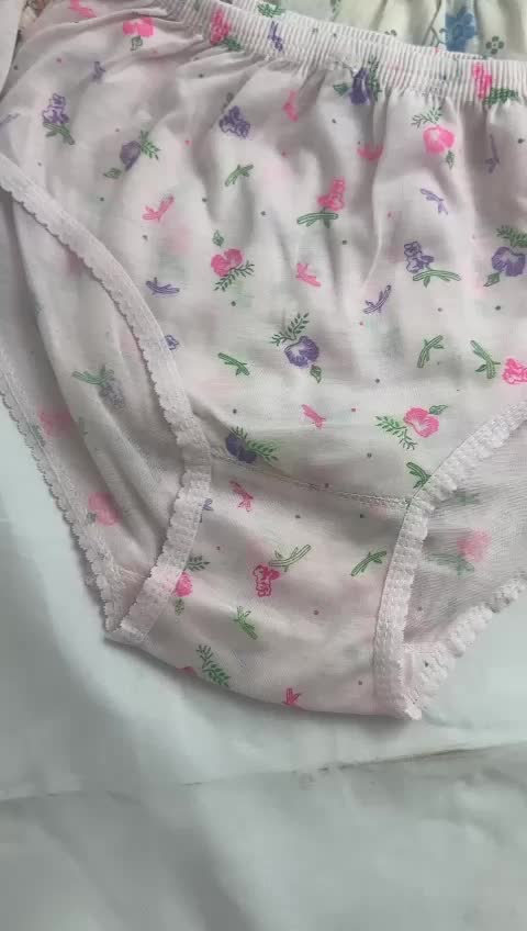 6Pcs CD celana dalam wanita dewasa / motif bunga / SIZE M-L-XL-XXL-3XL / Paket hemat