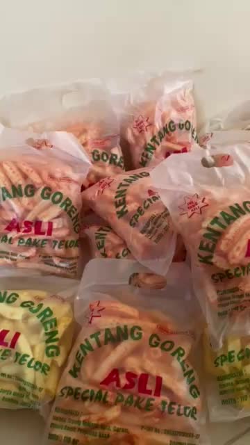 Potato stick kentang goreng ASLI food cemilan rasa jagung dan balado enak Snacks