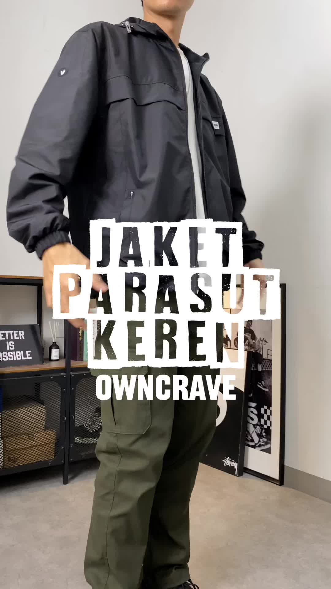 WOLV - Jaket Hypernova Original Wolv Pria Wanita Parasut Waterproof
