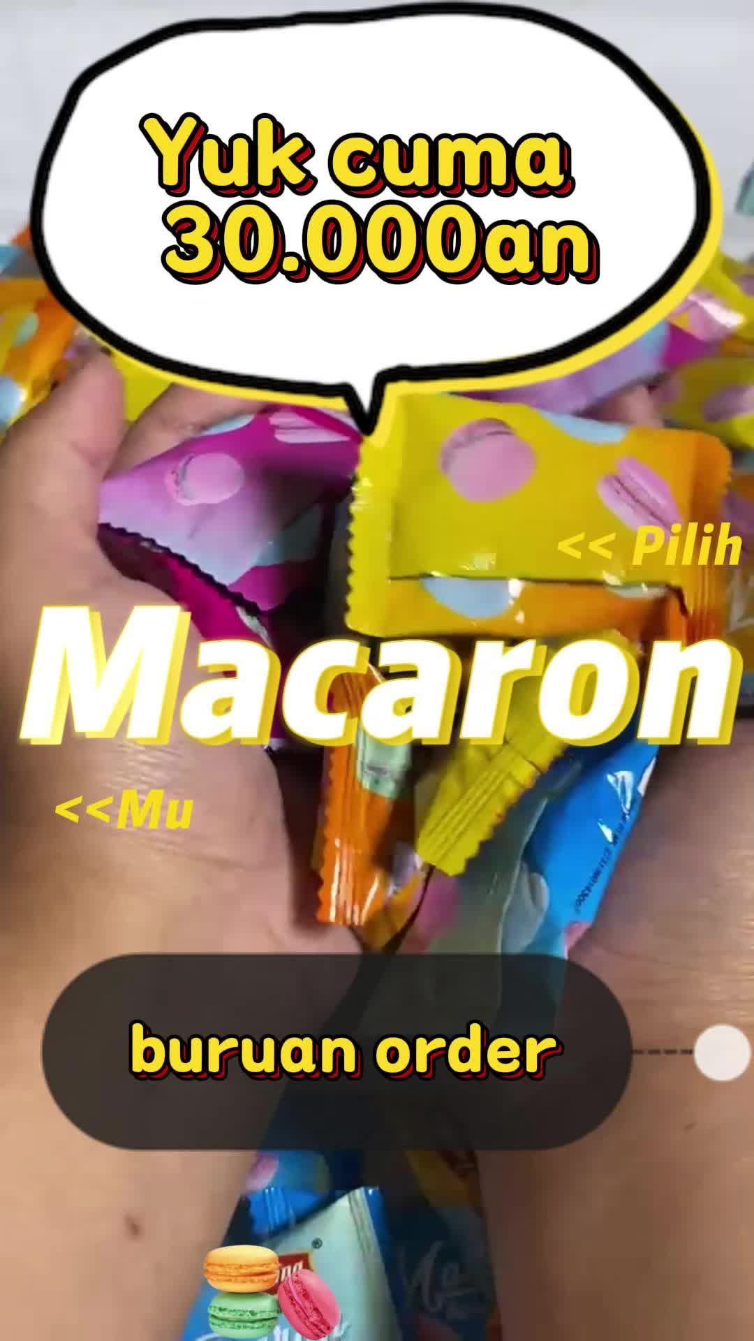 [HALAL] LIANGGUI Kue Macaron Beli 29 Gratis 29! Isi beragam yang lezat, makanan ringan wajib untuk siang teh dan bermay Paket Kecil dan Mudah Berbagi, Nikmati Kemanisan dalam Setiap Gigitan