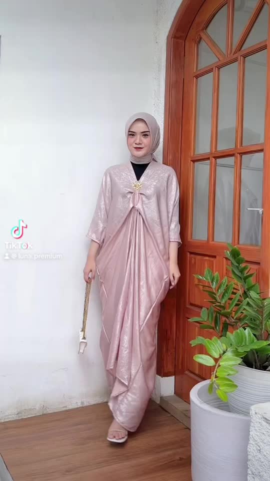 KAFTAN WANITA SULTAN TERBARU Gamis Muslim Mutiara Panjang Payet Dress Pesta Mewah Kondangan Silk Maxi Lebaran Gaun Motif