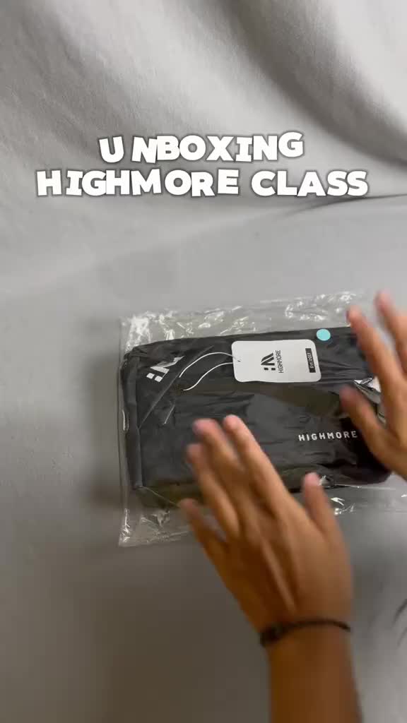 Tas Tangan Highmore CLASS 3in1 Waterproof Original Pria & Clucth dengan Logo Bordir Hitam