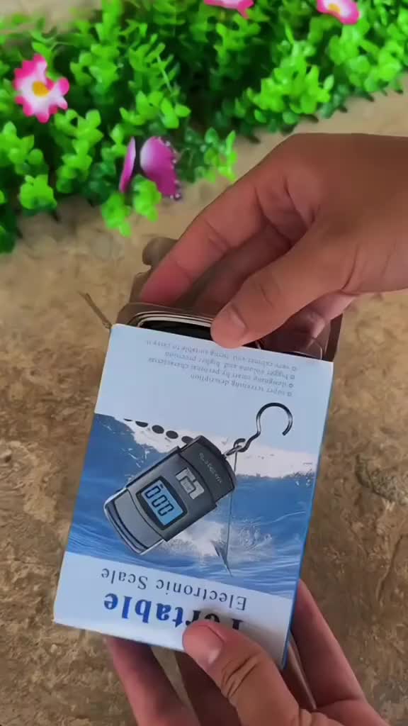 MTE Timbangan Gantung Digital Scale 50 KG Retractable dengan Kapasitas 500 KG/110LB dan Pengukuran Presisi 5G/0.01 untuk Kegunaan Sehari-hari