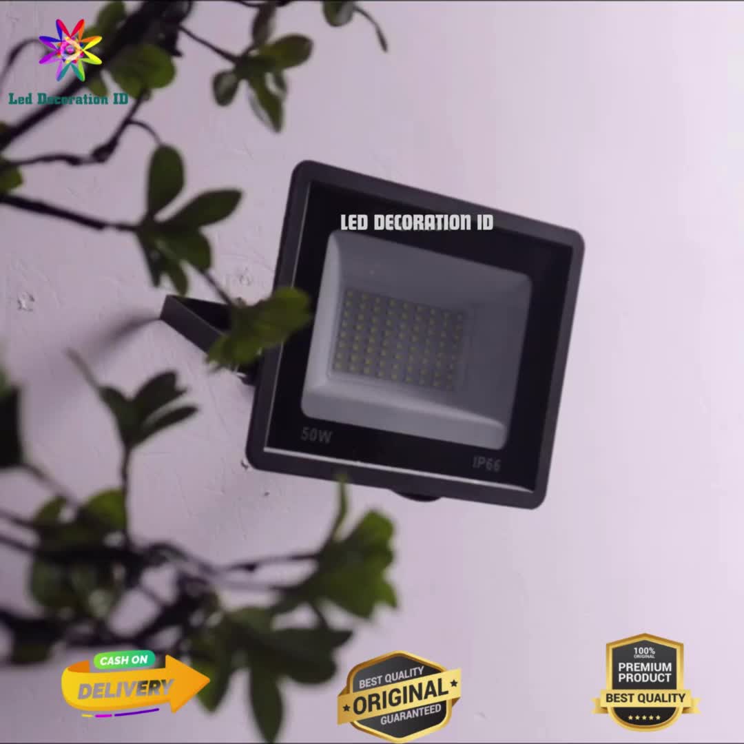 LAMPU SOROT LED 20W / 30W / 50W / 100W / 200W IP66 WATERPROOF